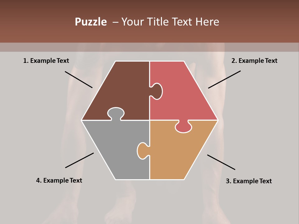 Built Shirtless Abs PowerPoint Template