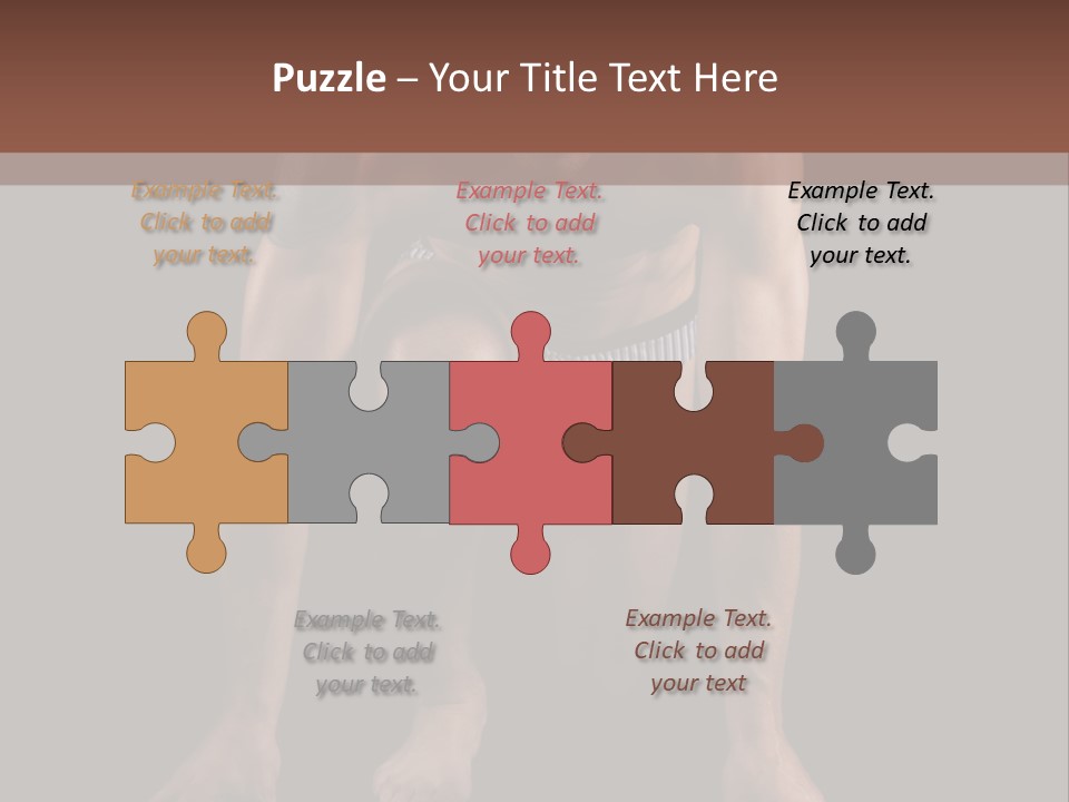 Built Shirtless Abs PowerPoint Template