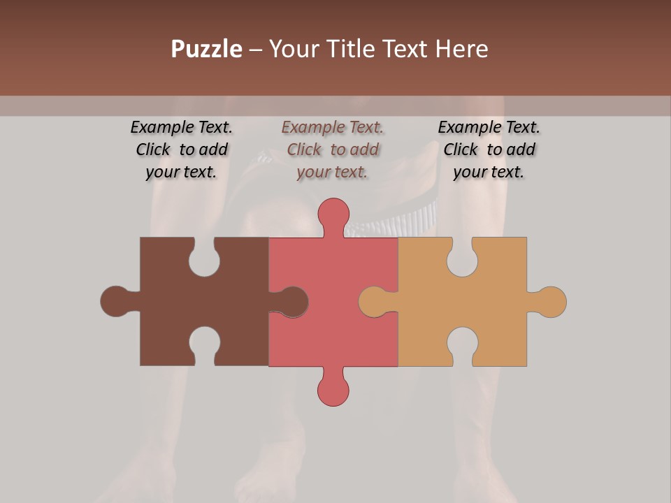 Built Shirtless Abs PowerPoint Template