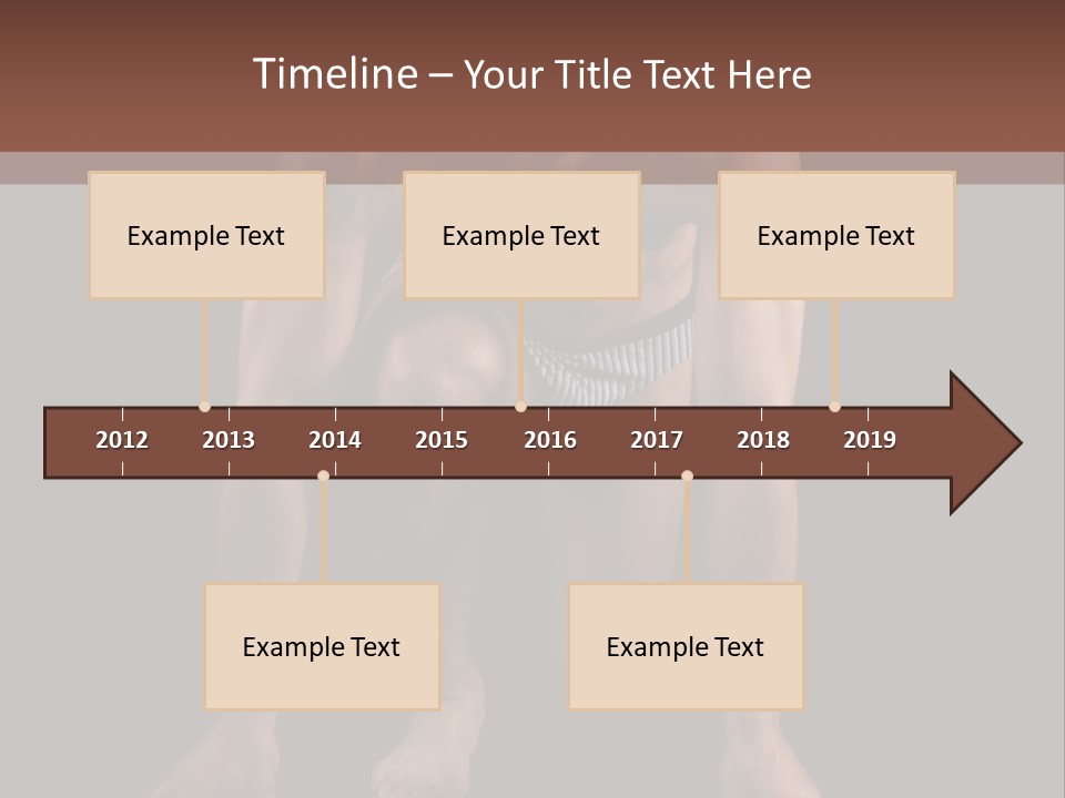 Built Shirtless Abs PowerPoint Template