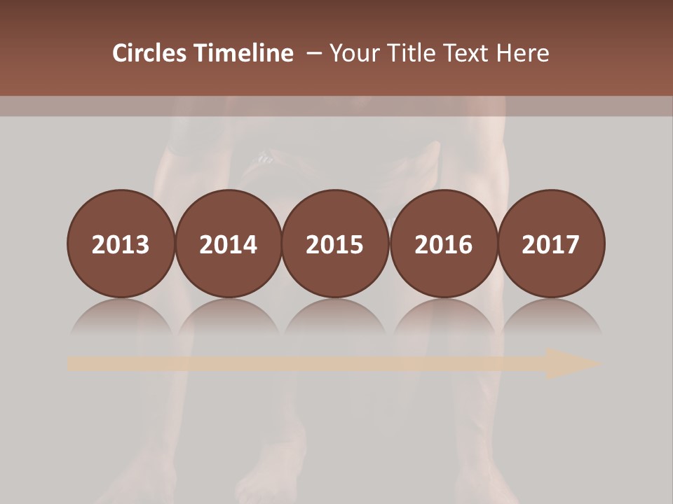 Built Shirtless Abs PowerPoint Template