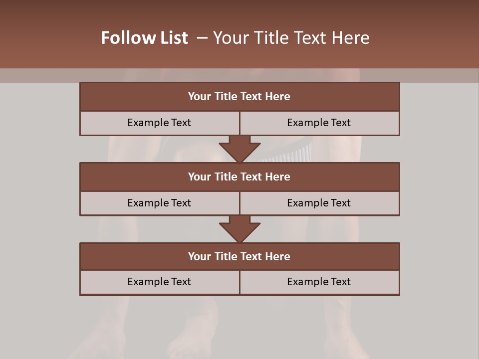 Built Shirtless Abs PowerPoint Template