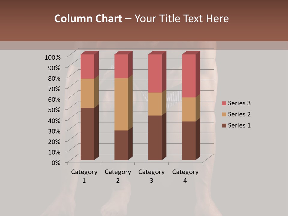 Built Shirtless Abs PowerPoint Template