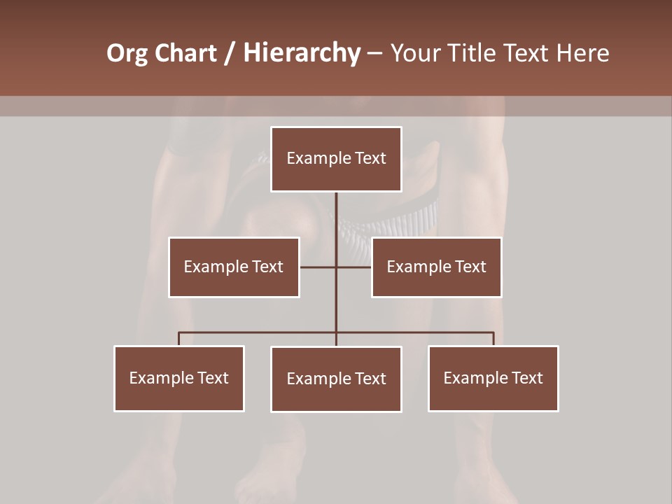 Built Shirtless Abs PowerPoint Template