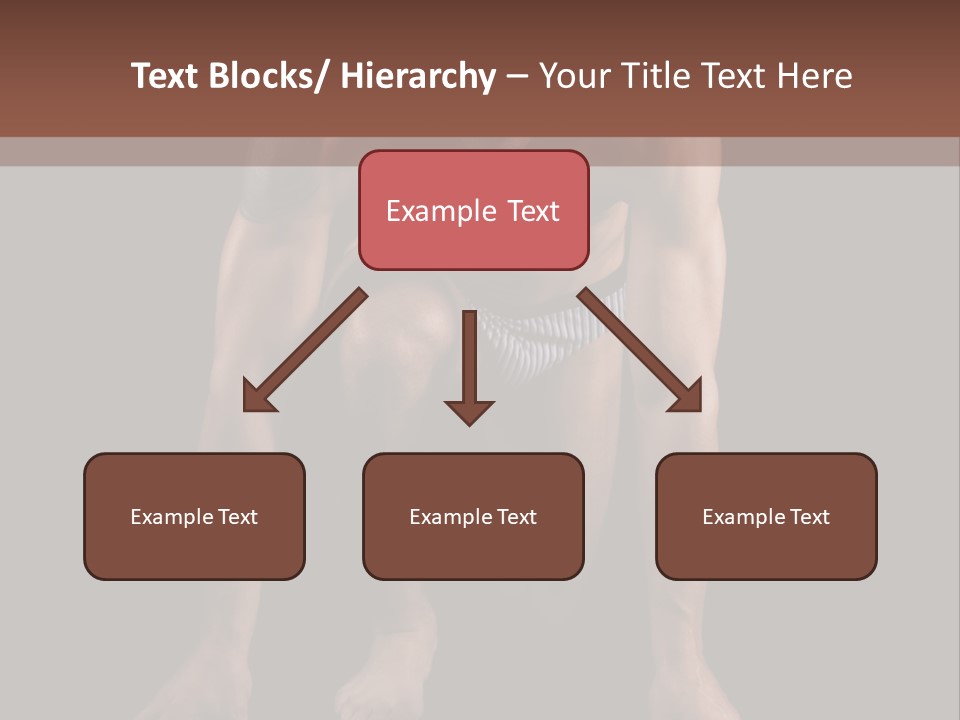 Built Shirtless Abs PowerPoint Template