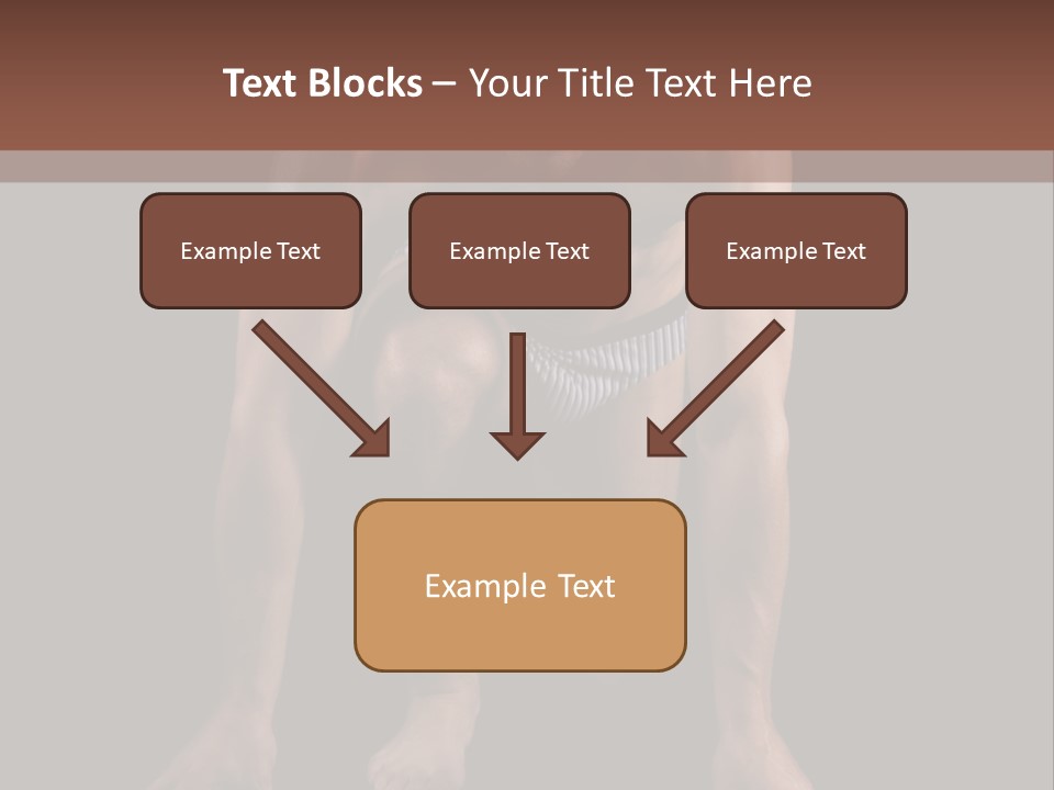 Built Shirtless Abs PowerPoint Template