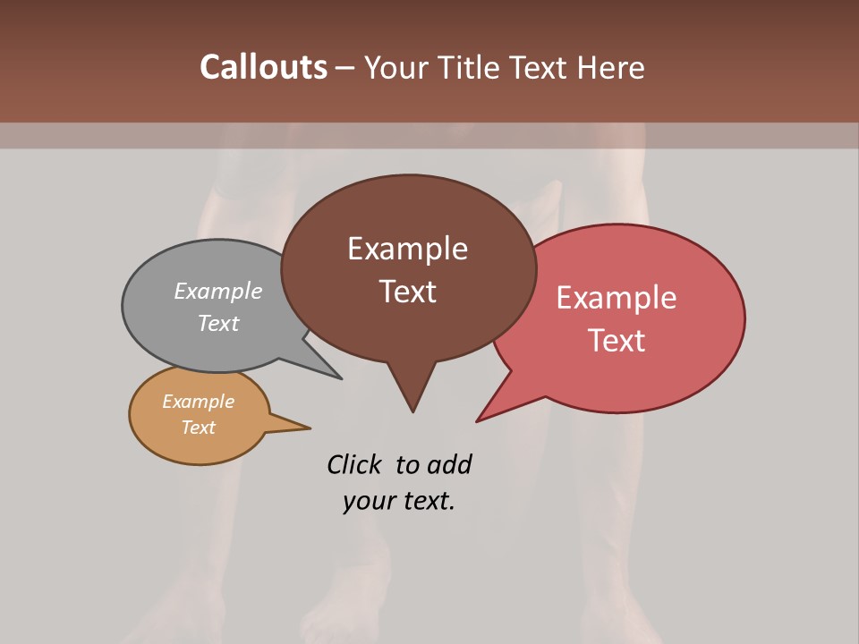Built Shirtless Abs PowerPoint Template