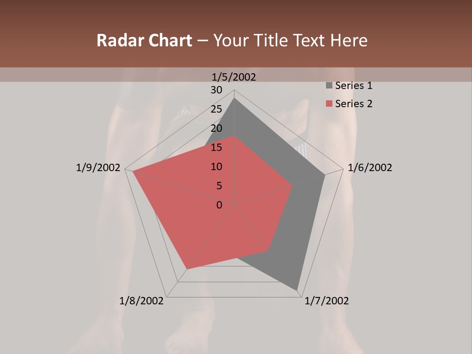 Built Shirtless Abs PowerPoint Template