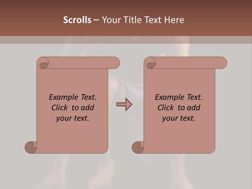 Built Shirtless Abs PowerPoint Template