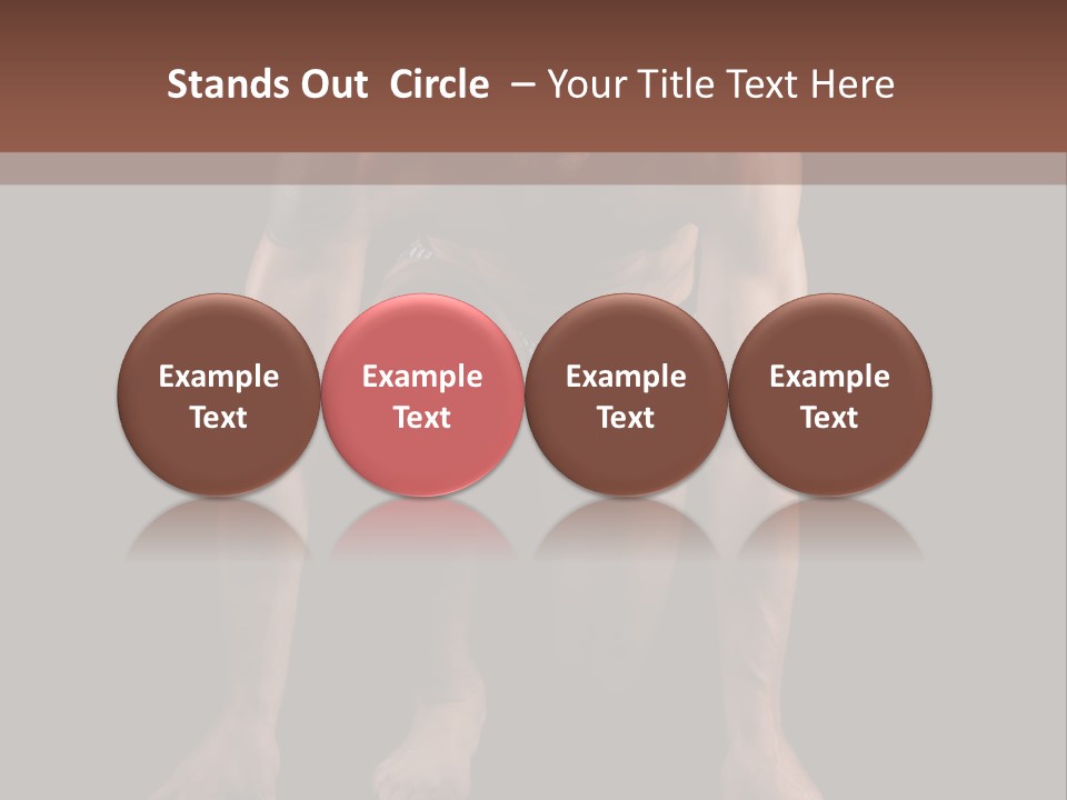 Built Shirtless Abs PowerPoint Template