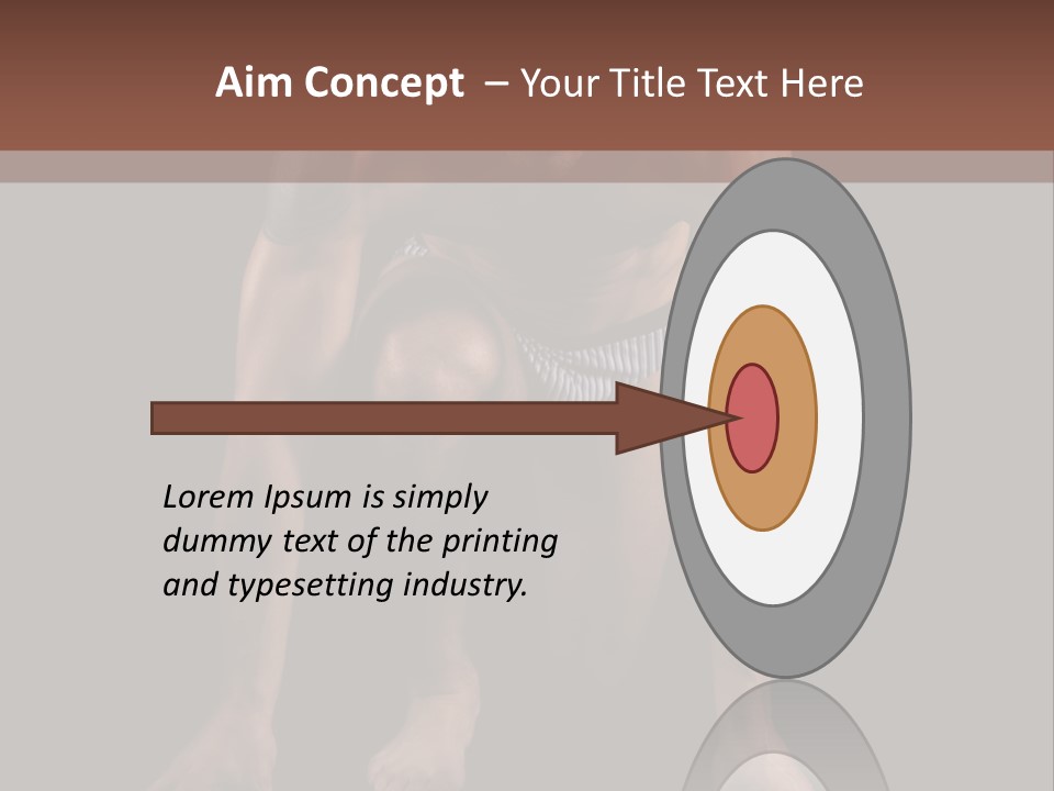 Built Shirtless Abs PowerPoint Template