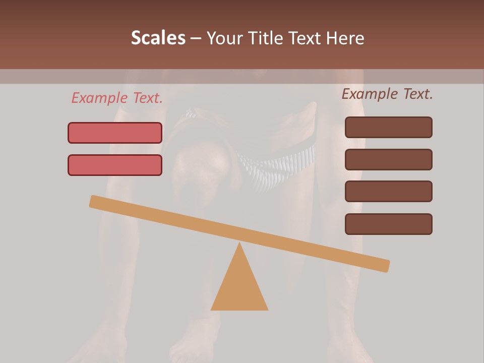Built Shirtless Abs PowerPoint Template