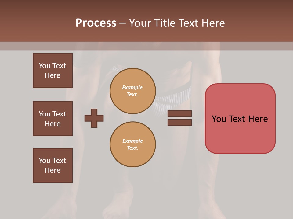 Built Shirtless Abs PowerPoint Template