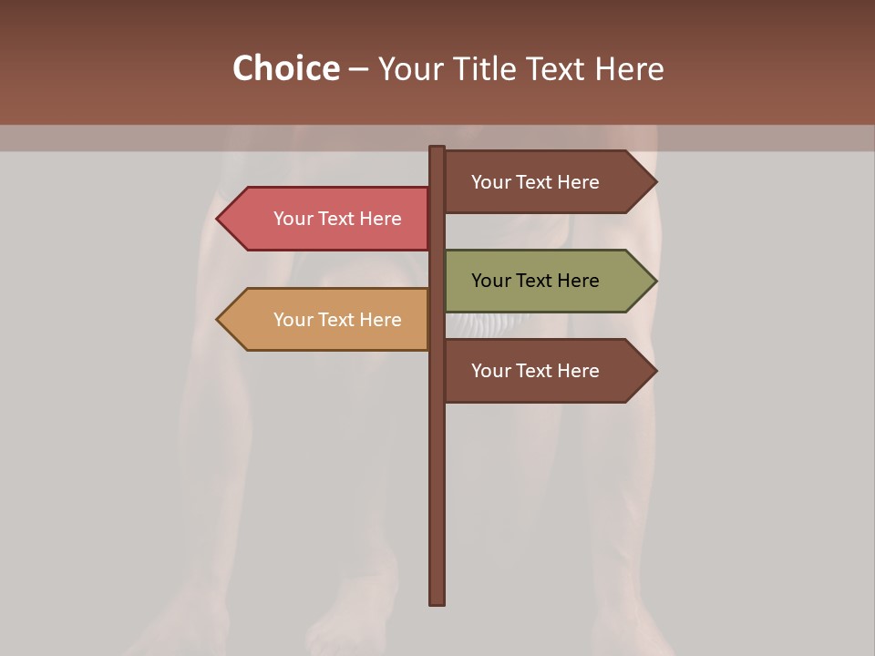 Built Shirtless Abs PowerPoint Template