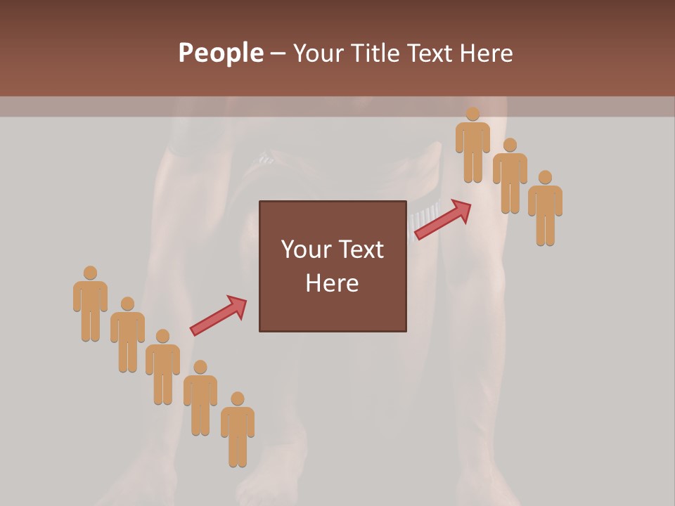 Built Shirtless Abs PowerPoint Template