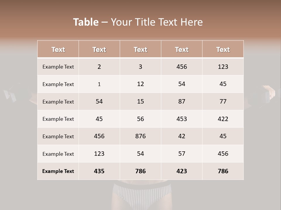 Beautiful Strong Skin PowerPoint Template