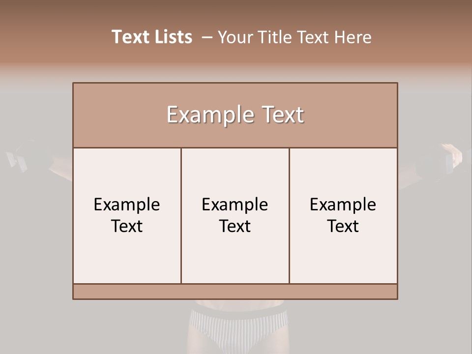 Beautiful Strong Skin PowerPoint Template