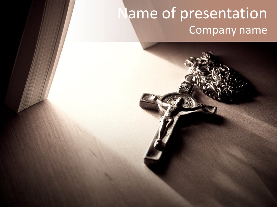 Savior Communion Resurrection PowerPoint Template