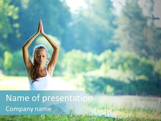 Peace Sport Hands PowerPoint Template