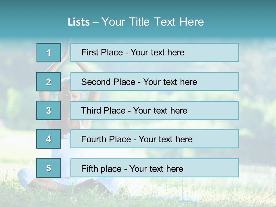 Peace Sport Hands PowerPoint Template