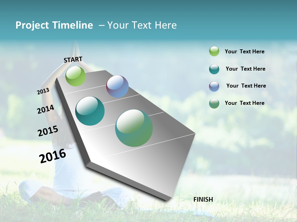 Peace Sport Hands PowerPoint Template