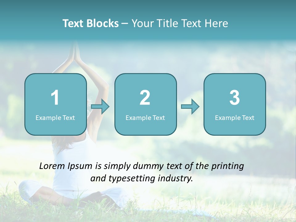 Peace Sport Hands PowerPoint Template