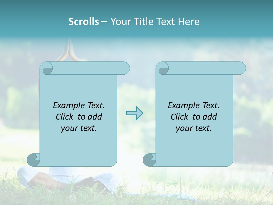 Peace Sport Hands PowerPoint Template
