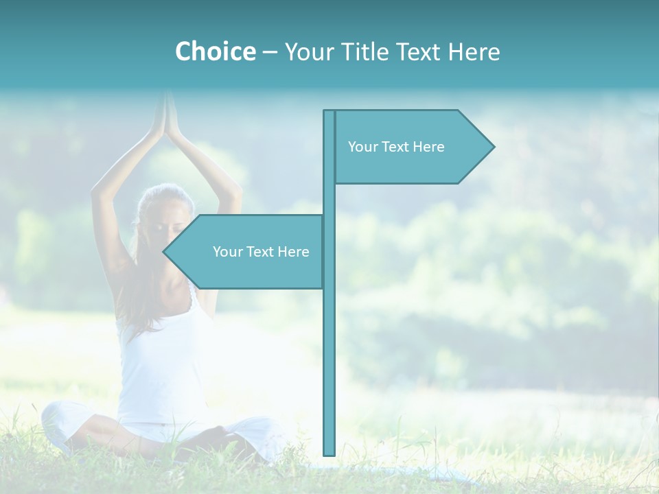 Peace Sport Hands PowerPoint Template