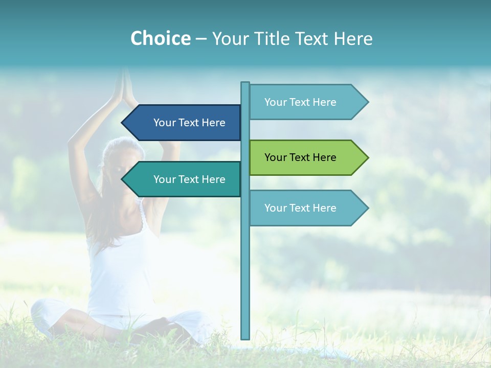 Peace Sport Hands PowerPoint Template