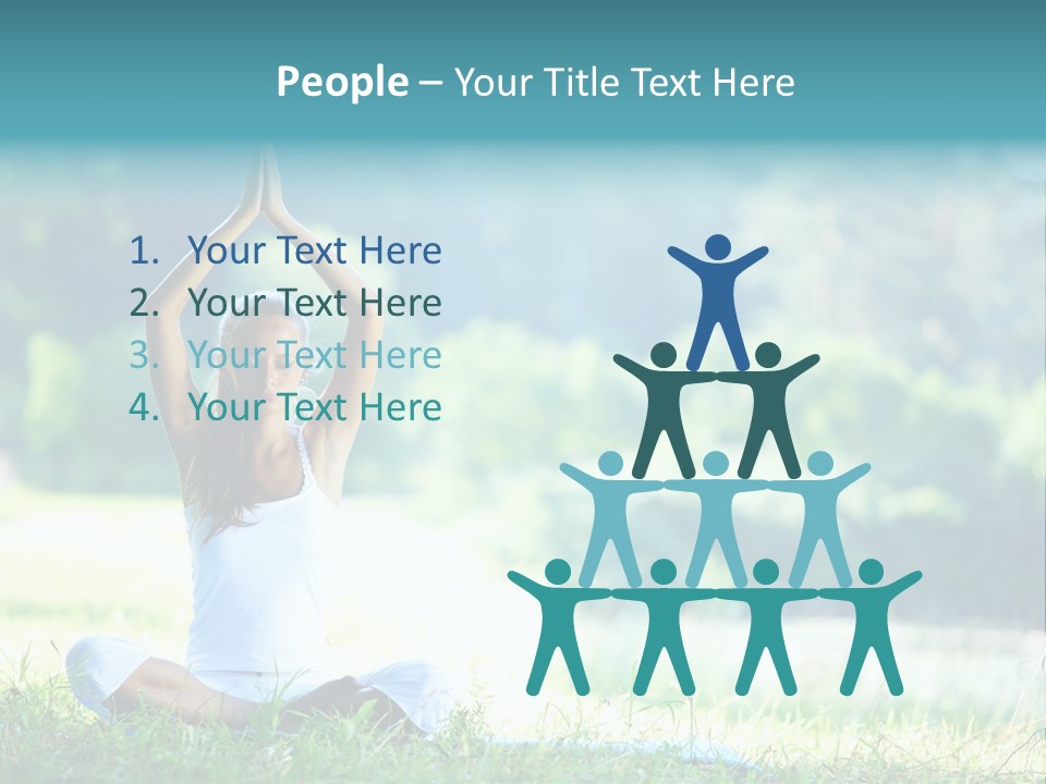 Peace Sport Hands PowerPoint Template