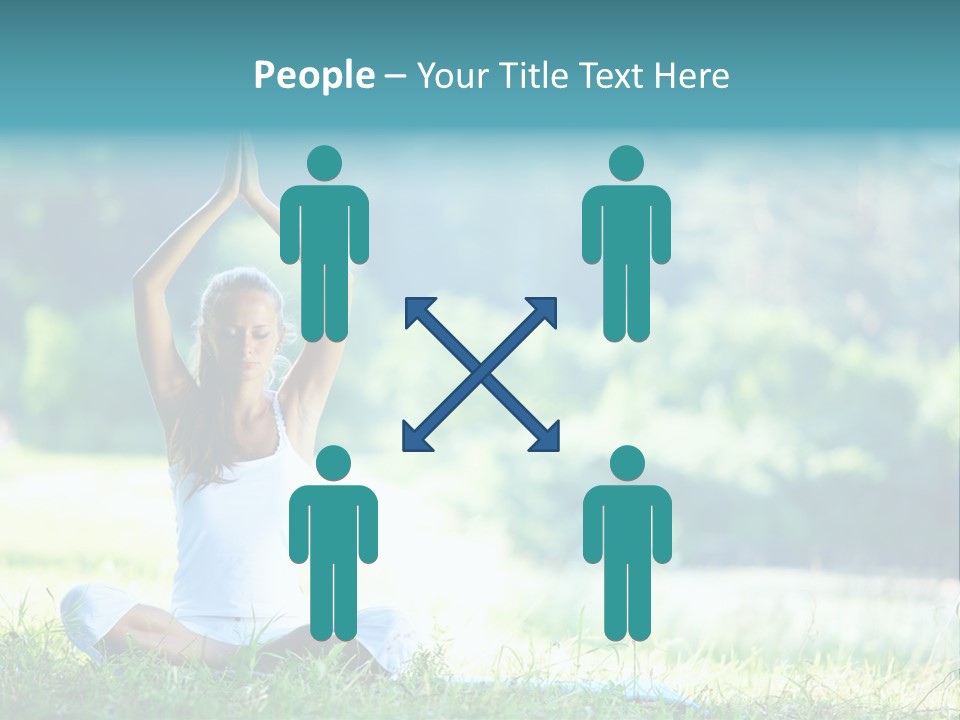 Peace Sport Hands PowerPoint Template