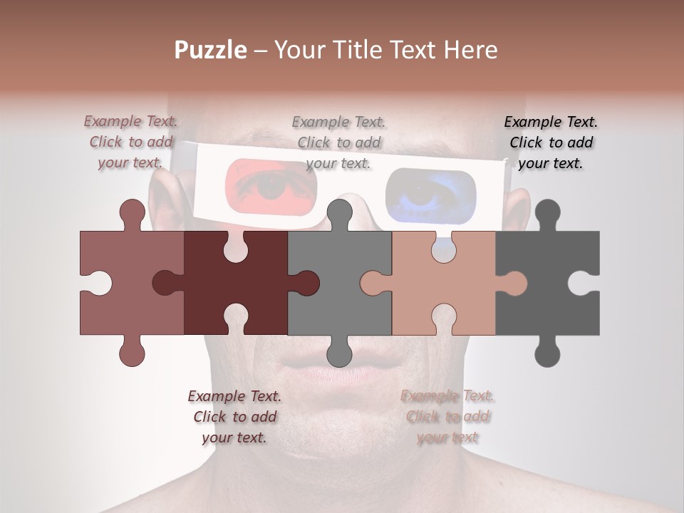 Eyeglasses Leisure Movie PowerPoint Template