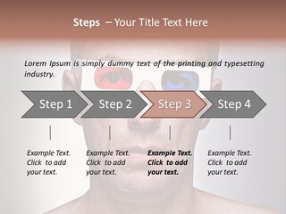 Eyeglasses Leisure Movie PowerPoint Template