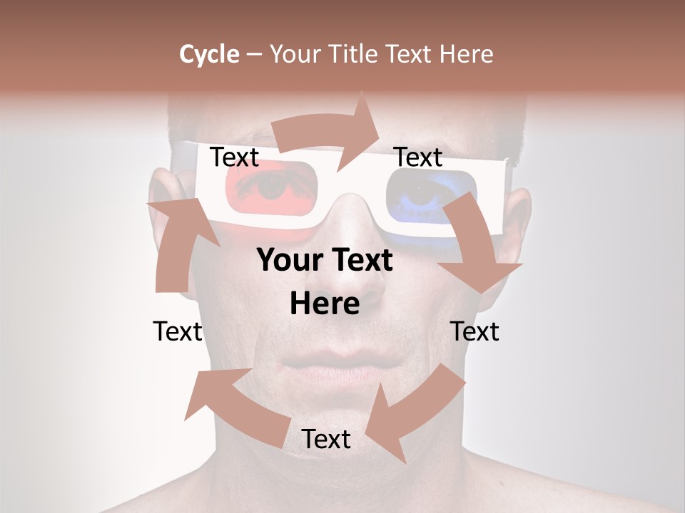 Eyeglasses Leisure Movie PowerPoint Template