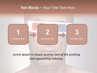 Eyeglasses Leisure Movie PowerPoint Template
