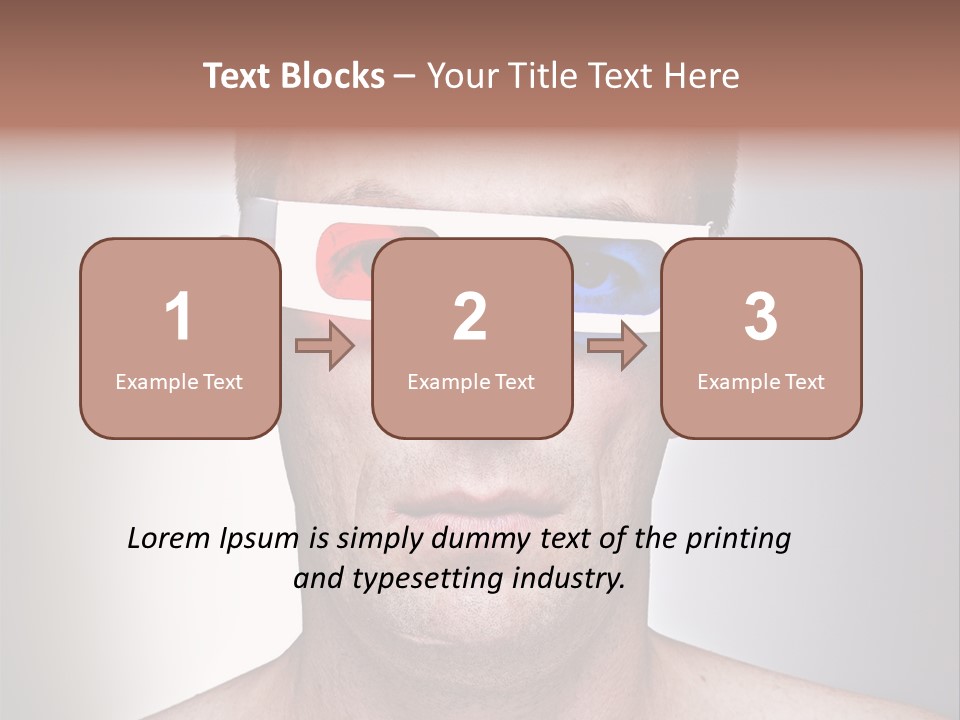 Eyeglasses Leisure Movie PowerPoint Template
