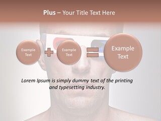 Eyeglasses Leisure Movie PowerPoint Template