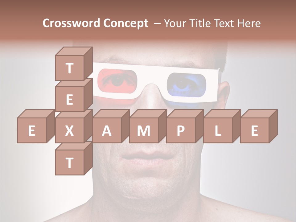 Eyeglasses Leisure Movie PowerPoint Template