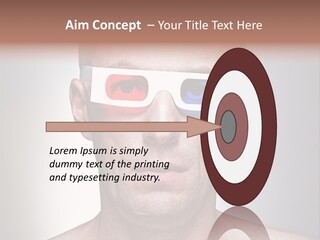 Eyeglasses Leisure Movie PowerPoint Template