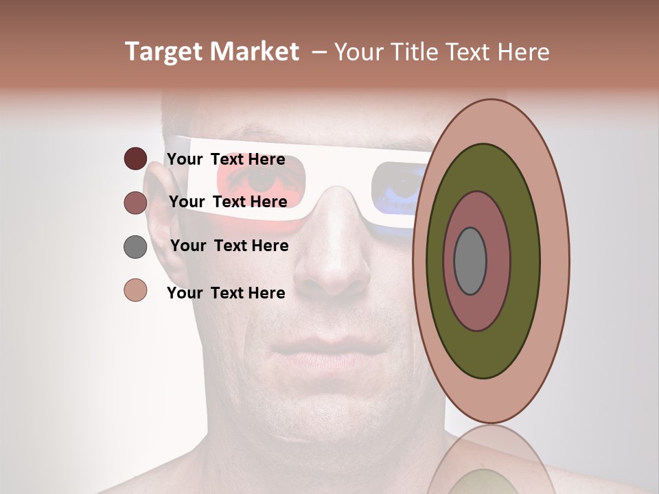 Eyeglasses Leisure Movie PowerPoint Template