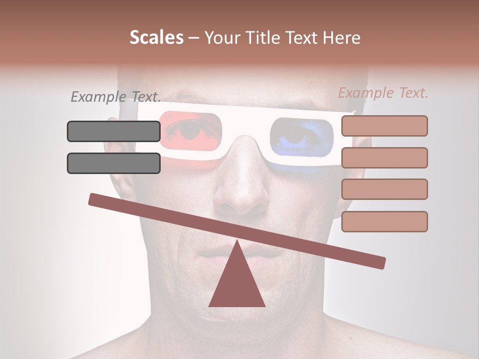 Eyeglasses Leisure Movie PowerPoint Template