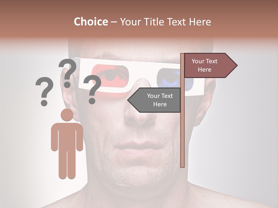 Eyeglasses Leisure Movie PowerPoint Template