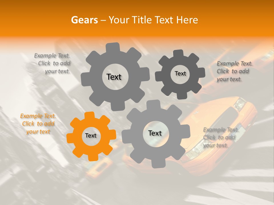 Transport Place Auto PowerPoint Template
