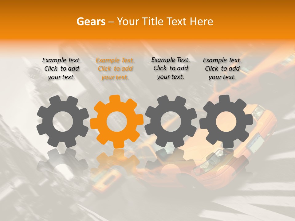 Transport Place Auto PowerPoint Template