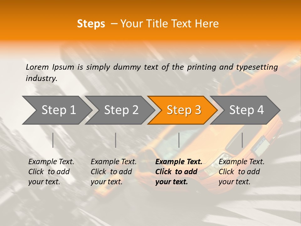 Transport Place Auto PowerPoint Template