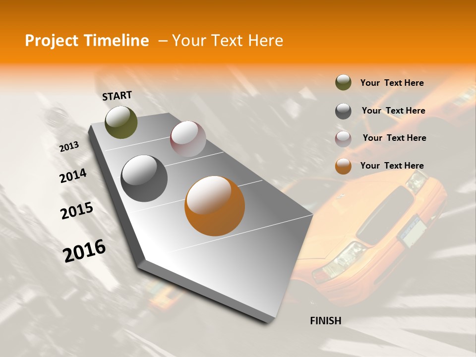 Transport Place Auto PowerPoint Template