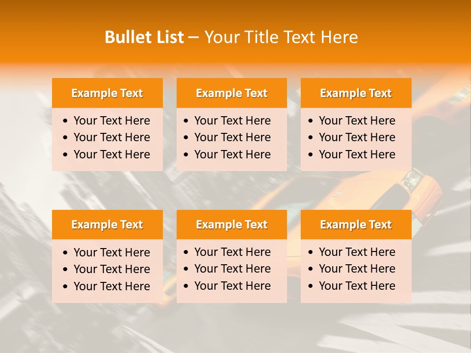 Transport Place Auto PowerPoint Template