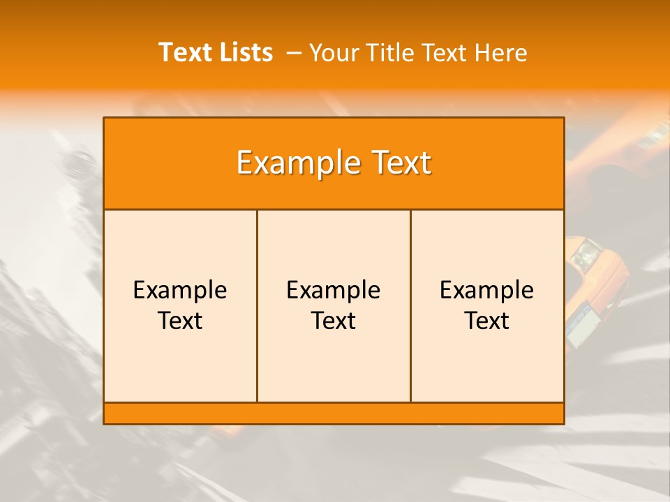 Transport Place Auto PowerPoint Template