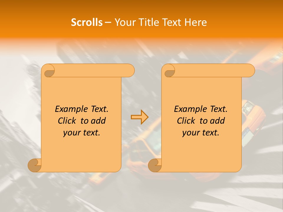 Transport Place Auto PowerPoint Template
