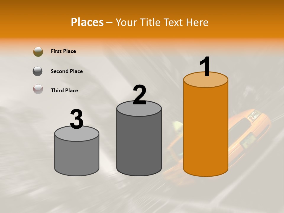 Traffic Square City PowerPoint Template